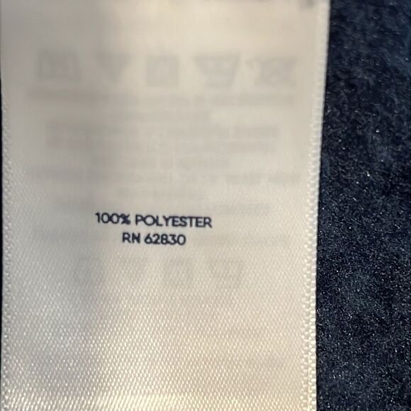 Lands’‎ End “Evening Blue Heather” Sweater Fleece Jacket Size M (10-12) - Picture 15 of 15